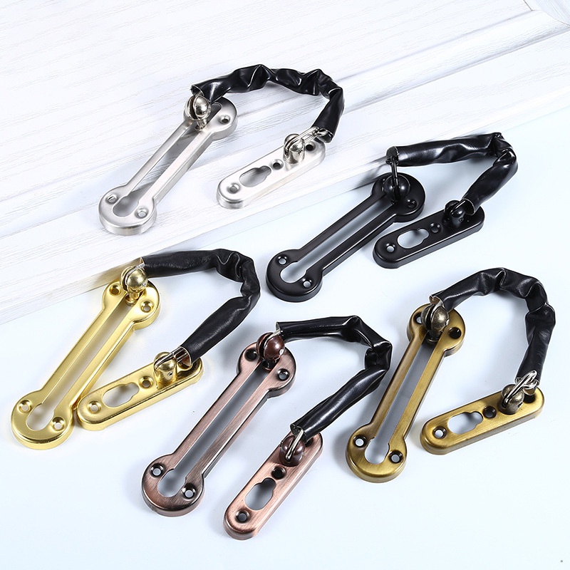 Khóa Cửa Xích Bằng Thép Không Gỉ Chống Trộm Tiện Dụng Cho Khách Sạn