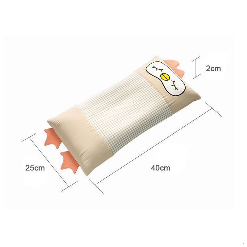Gối cotton Nguyên Chất Thấm Hút Mồ Hôi Thoáng Khí Có Thể Tháo Rời Và Giặt Sạch Cho Bé 2-3 Tuổi