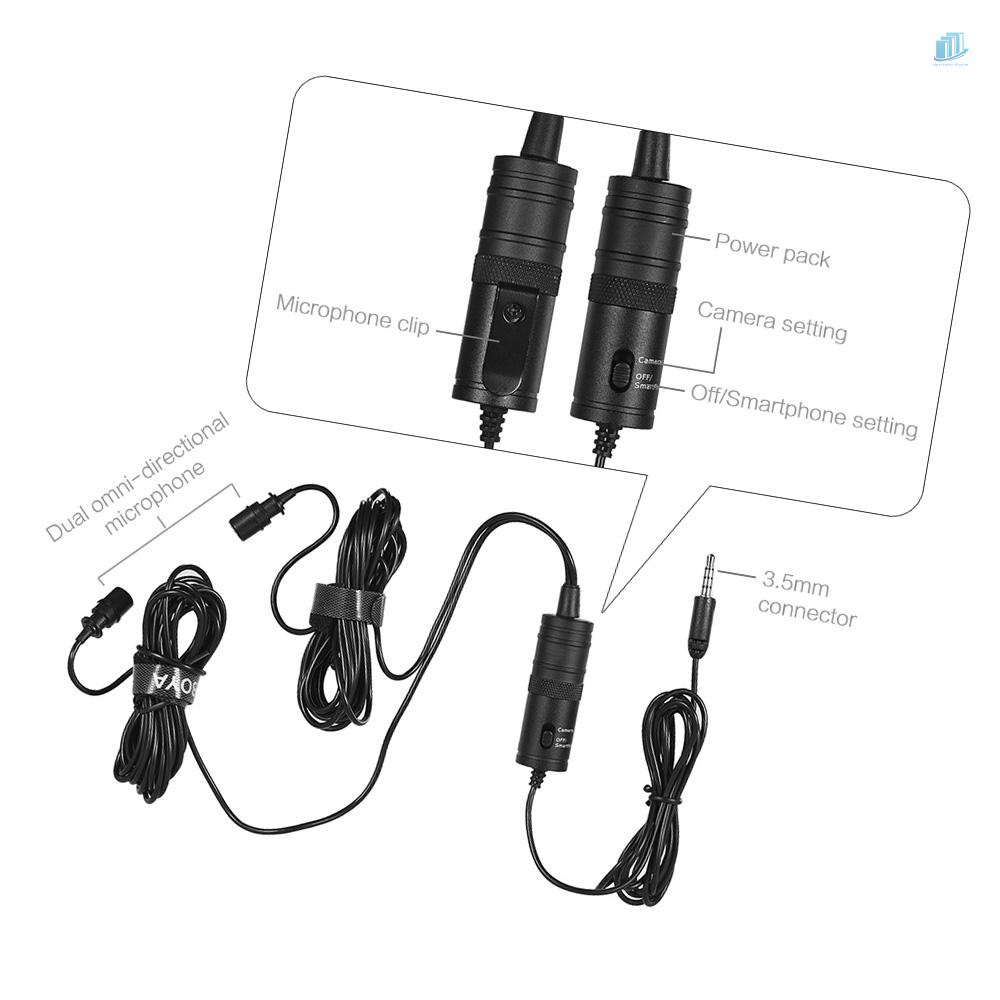 Micro Có Kẹp Gắn Áo Hai Hướng Cho Máy Ảnh DSLR iPhone Samsung Huawei