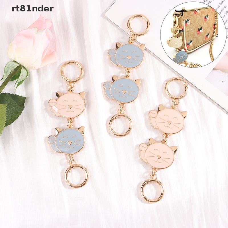 Rt Dây Xích Nối Dài Túi Xách Tráng Men Hình Mèo Dễ Thương