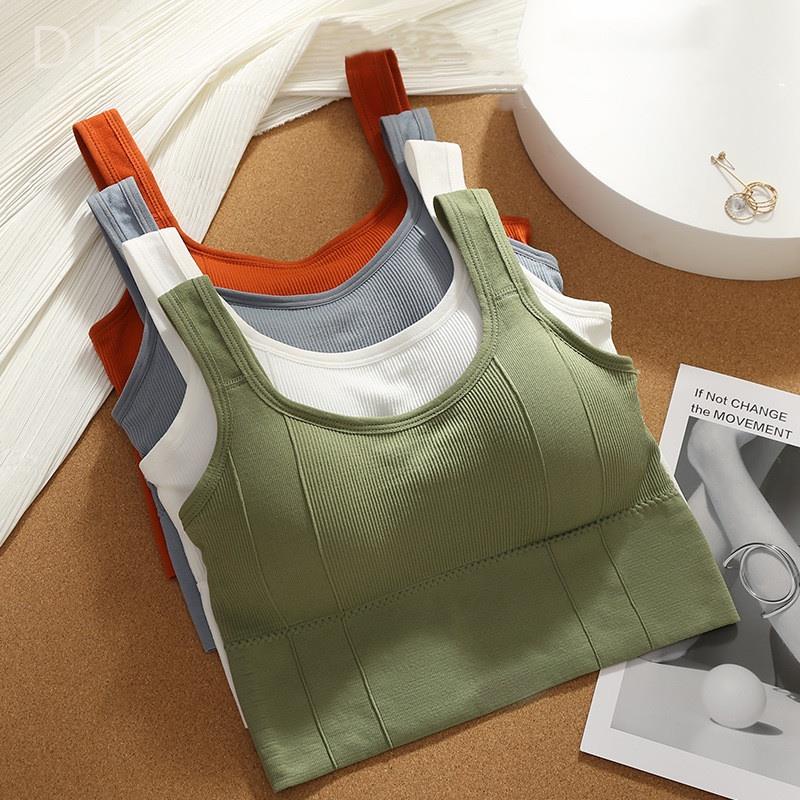Set 4 Áo Ngực Thể Thao Không Gọng Có Thể Điều Chỉnh Kích Cỡ dreamdiary