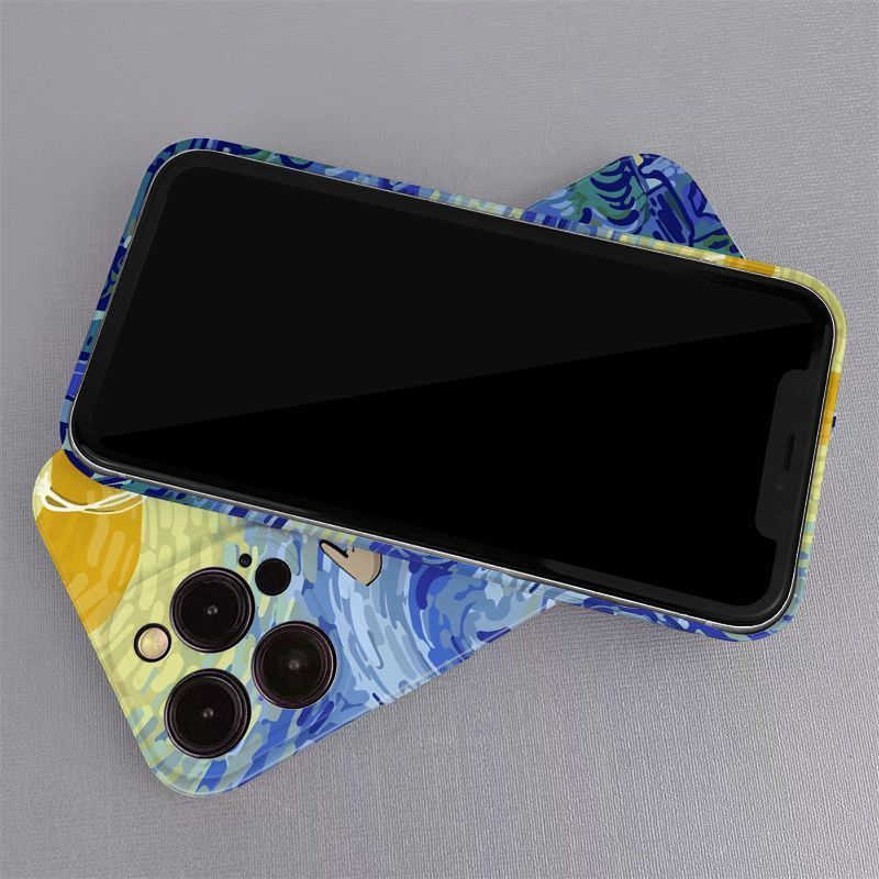 Ốp Điện Thoại Cứng Họa Tiết Tranh Van Gogh Độc Đáo Thời Trang Cho iphone11 13 7XR 12 max 14pro