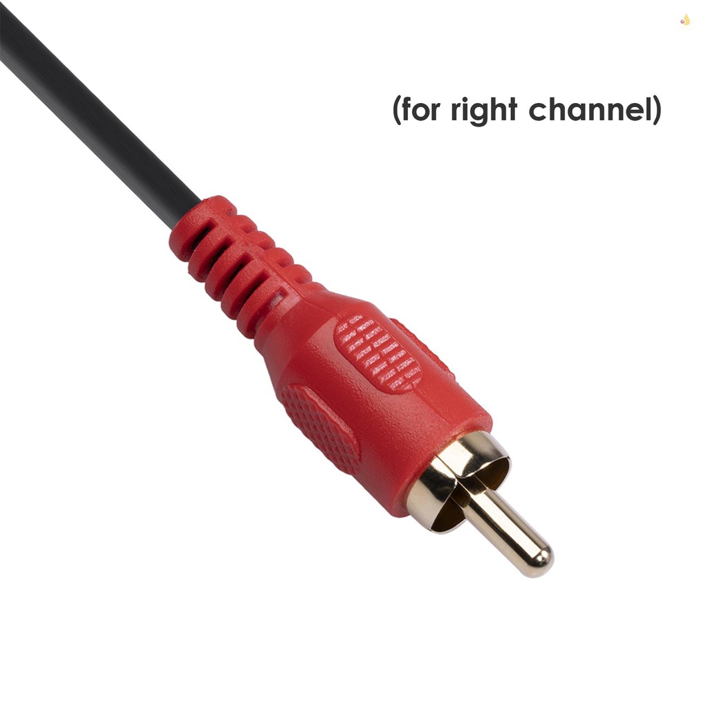 Cáp ChuyểN ĐổI Âm Thanh RCA Mạ VàNg 4.9Ft TV CD DVD / CD / 1 / 4 Inch Sang RCA 6.35mm Chuyên DụNg