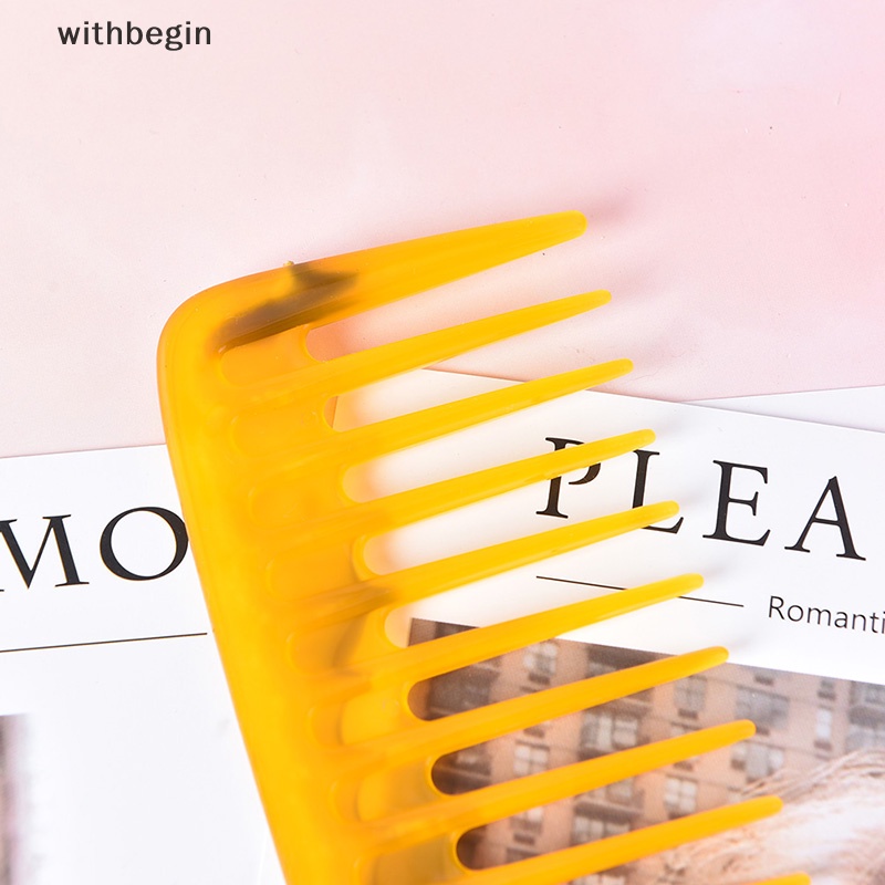 1 Lược Chải Tóc Răng Thưa Chống Tĩnh Điện Bằng Nhựa Phụ Kiện Trang Trí Xinh Xắn Dành Cho Xe Hơi