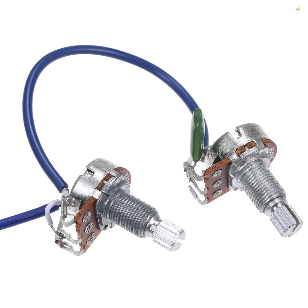 Bộ Công Tắc Đàn Guitar Điện 2T2V 500K 3 Chiều Có Giắc Cắm Chuyên Dụng