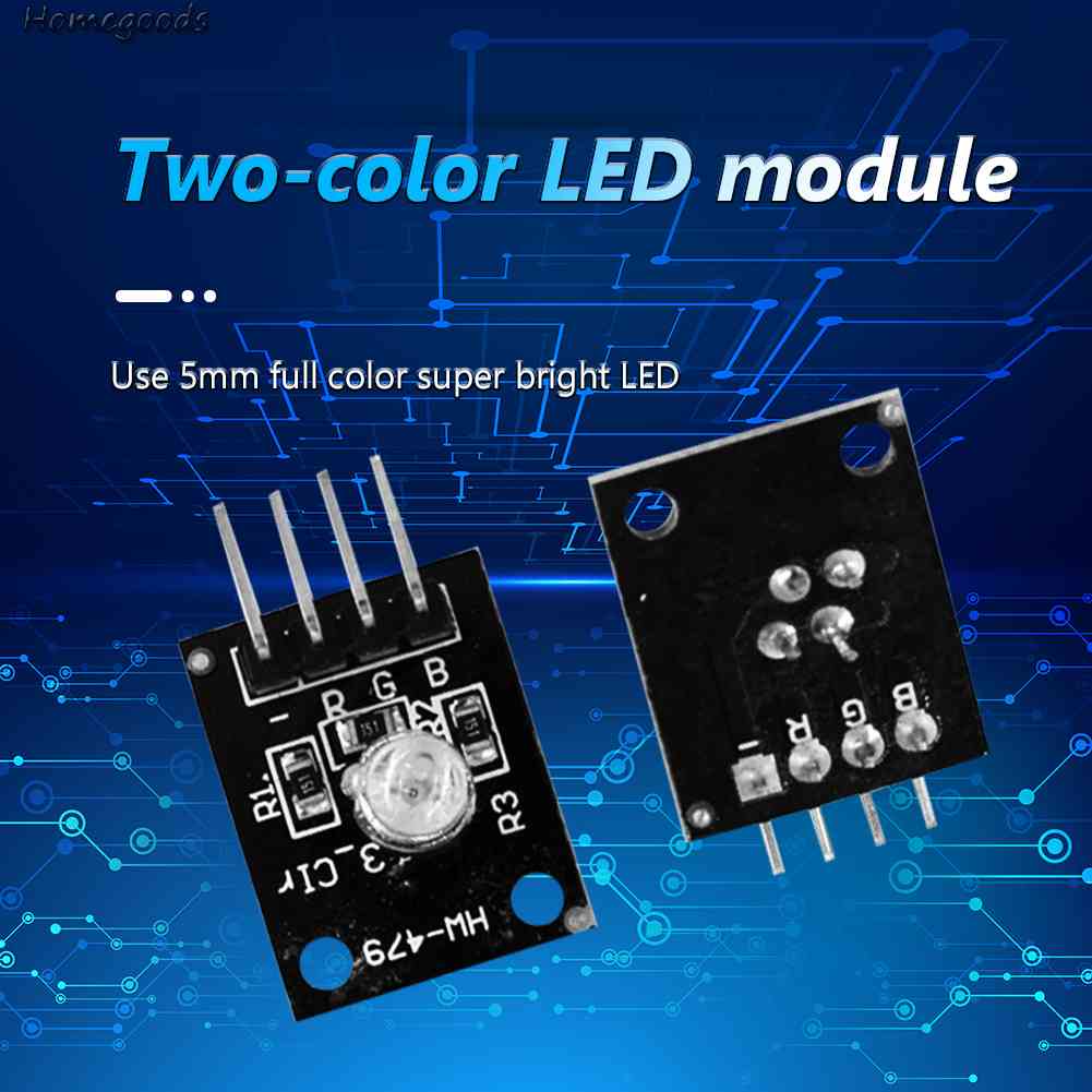 Mô Đun Cảm Biến Đèn LED Hai Màu HW-479 3.3V 5V 5mm KY-011 PCB 2023