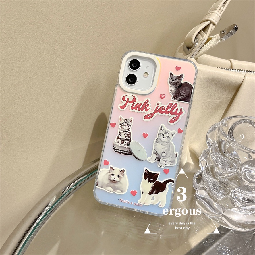 Ốp Điện Thoại Màu Gradient Chống Sốc Cho IPhone 14 13 12 11 Pro Max SE2020 X XR Xs Max 7 8 Plus