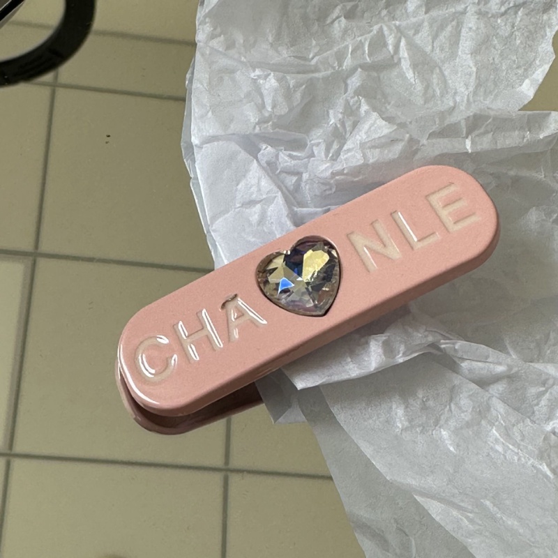 Kẹp Tóc Nữ Đính Đá Hình Trái Tim Phong Cách Pháp