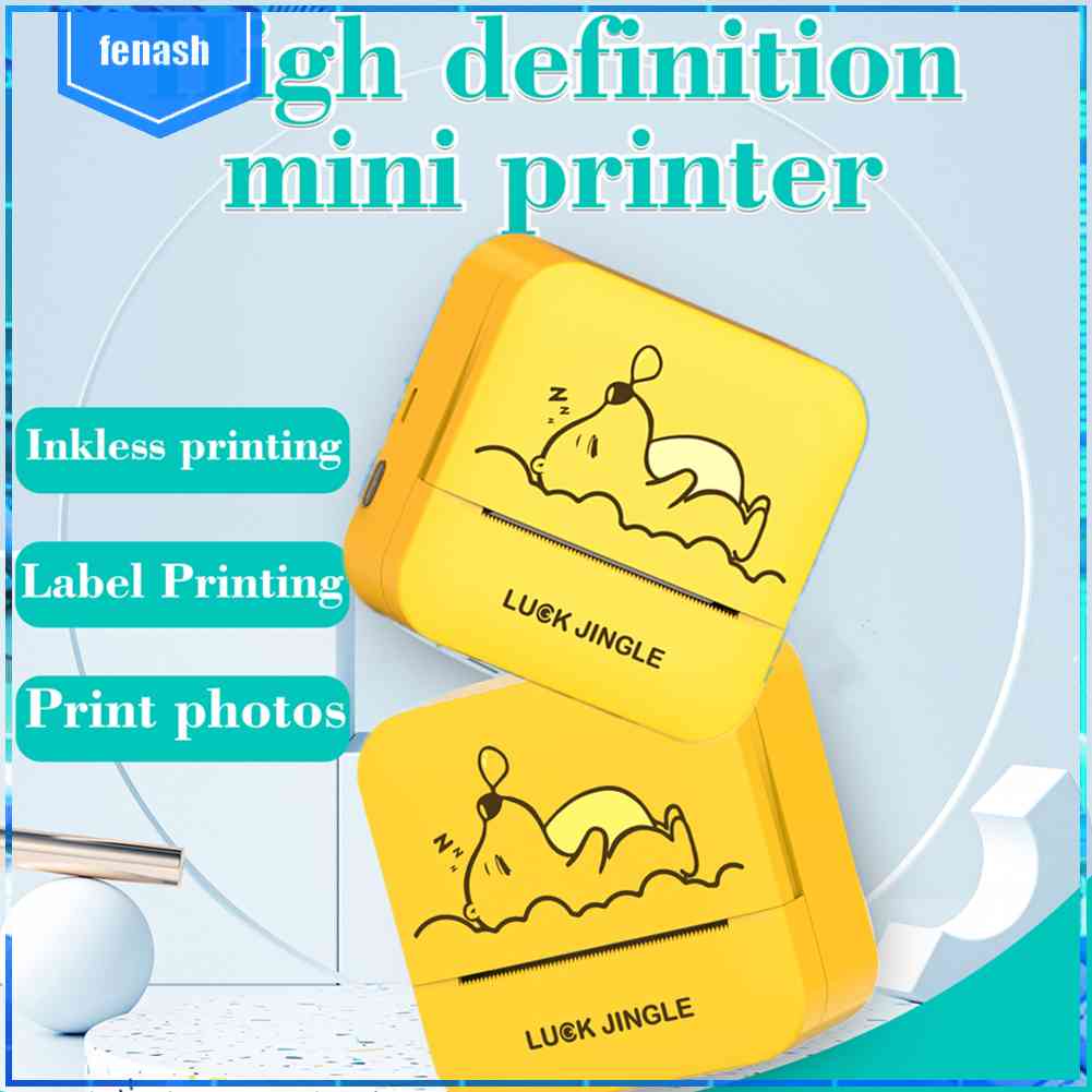 [fenash.vn] Máy In Nhãn Mini Độ Nét Cao Cho Tài Liệu Ảnh Sai