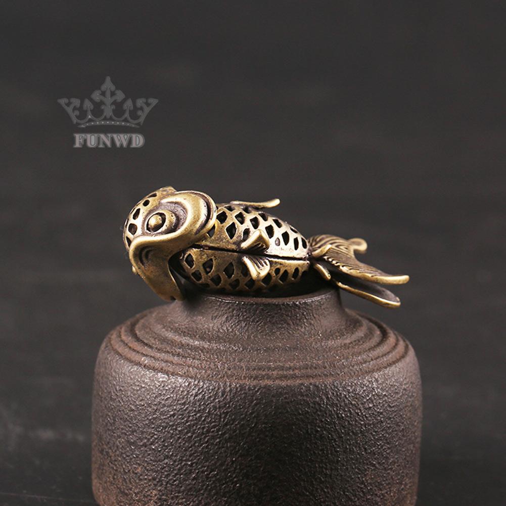 Móc Khóa Hình Cá Bằng Đồng Thau Đẹp Mắt