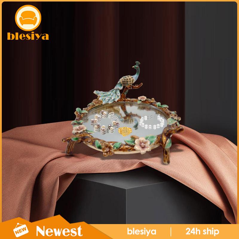 Khay Đựng Nước Hoa Tráng Gương Trang Trí Bàn Cà Phê / Phòng Tắm