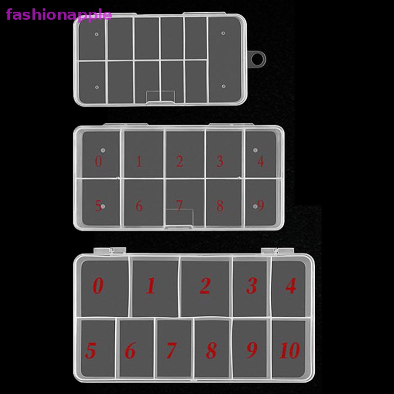 Hộp Rỗng Đựng Hạt Đá 10 / 11 Ngăn Trang Trí Móng Tay