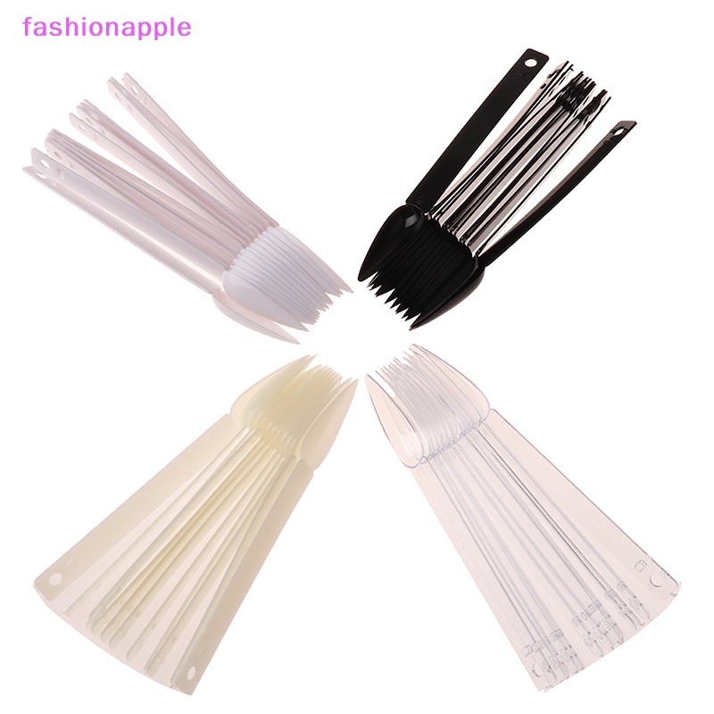 Set 40 Móng Tay Giả Hình Quạt Luyện Tập