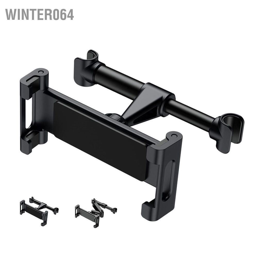 Winter064 Giá đỡ điện thoại trên xe hơi Máy tính bảng có thể kéo dài Có xoay tựa đầu đa năng ô tô