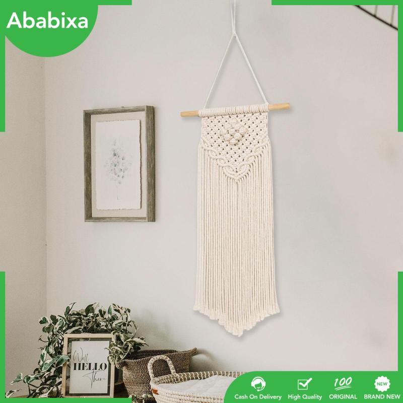 Thảm Dệt Macrame Treo Tường Trang Trí Phòng Ngủ / Nhà Trẻ Kiểu Hình Học Phong Cách Boho Bohemian