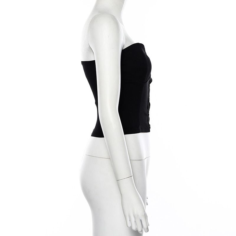 COZOK Áo Sát Nách Hở Vai Dáng Ôm Thời Trang Quyến Rũ Cho Nữ