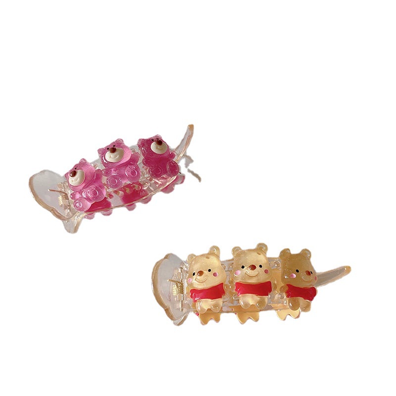 Kẹp Tóc Họa Tiết Hoạt Hình Winnie the Pooh Dễ Thương 2023