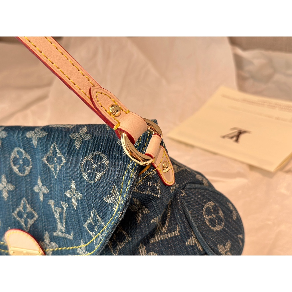 Túi Xách Denim Đeo Dưới Cánh Tay Thời Trang Cho Nữ