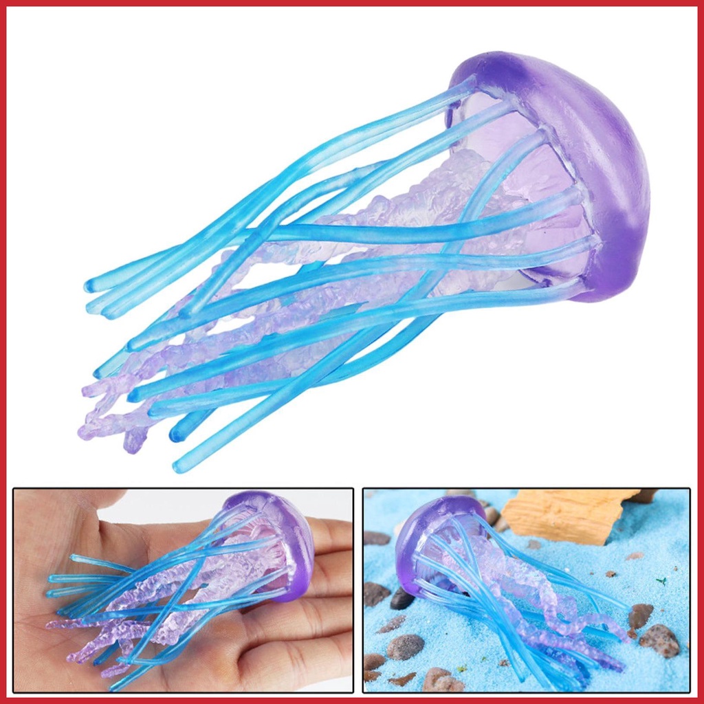 Mô Hình Con Mực Và Sứa Biển Độc Đáo Cho Bé