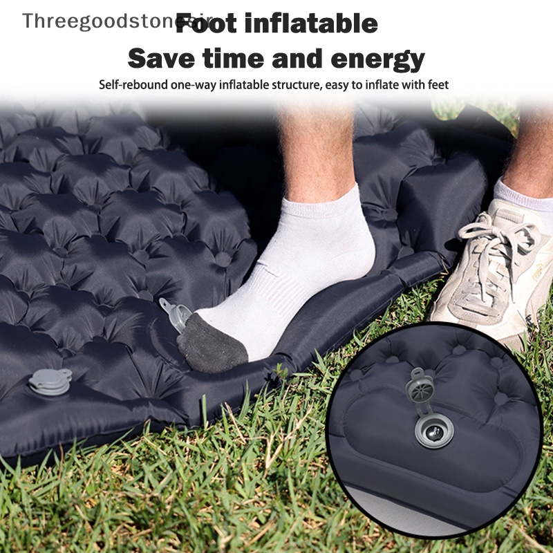 Nệm Bơm Hơi Tích Hợp Bơm Hơi Siêu Nhẹ Có Gối Tựa Đầu Cho Hoạt Động Ngoài Trời JR