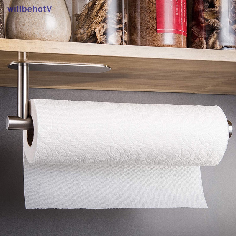 Giá Đỡ Cuộn Giấy Vệ Sinh Bằng Thép Không Gỉ Tiện Lợi Dành Cho Nhà Bếp