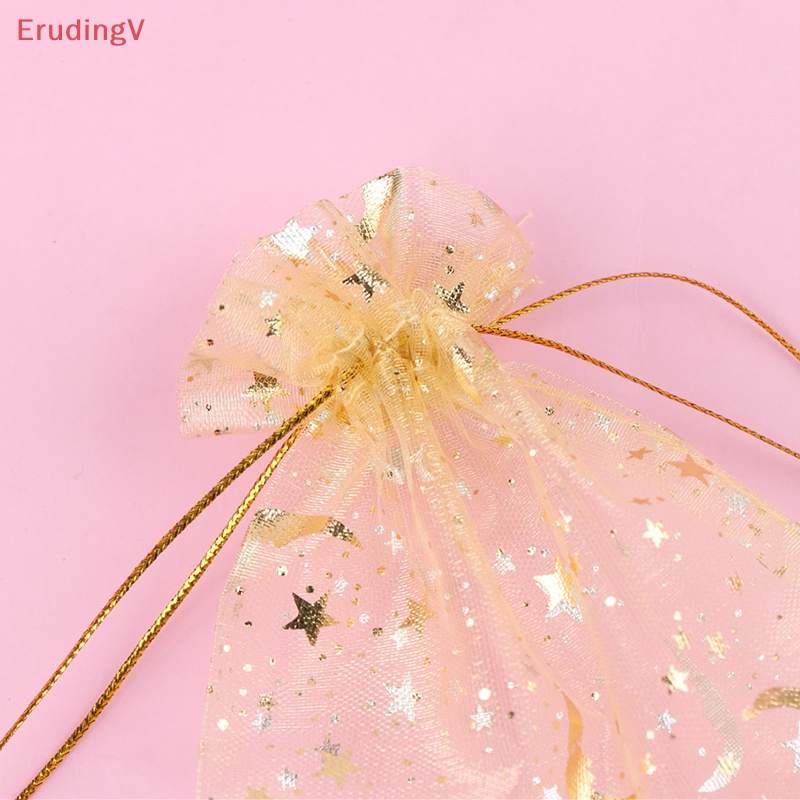 Bộ 50 Túi Đựng Kẹo Trang Trí Mặt Trăng Ramadan EID Mubarak