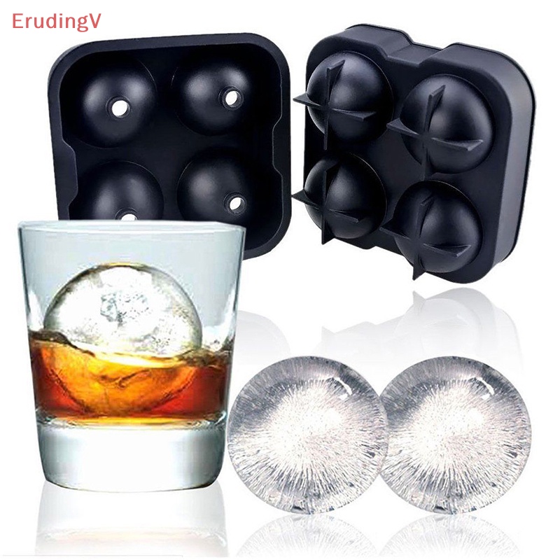 Khuôn Silicone Làm Đá Viên 4 Lỗ Tiện Dụng