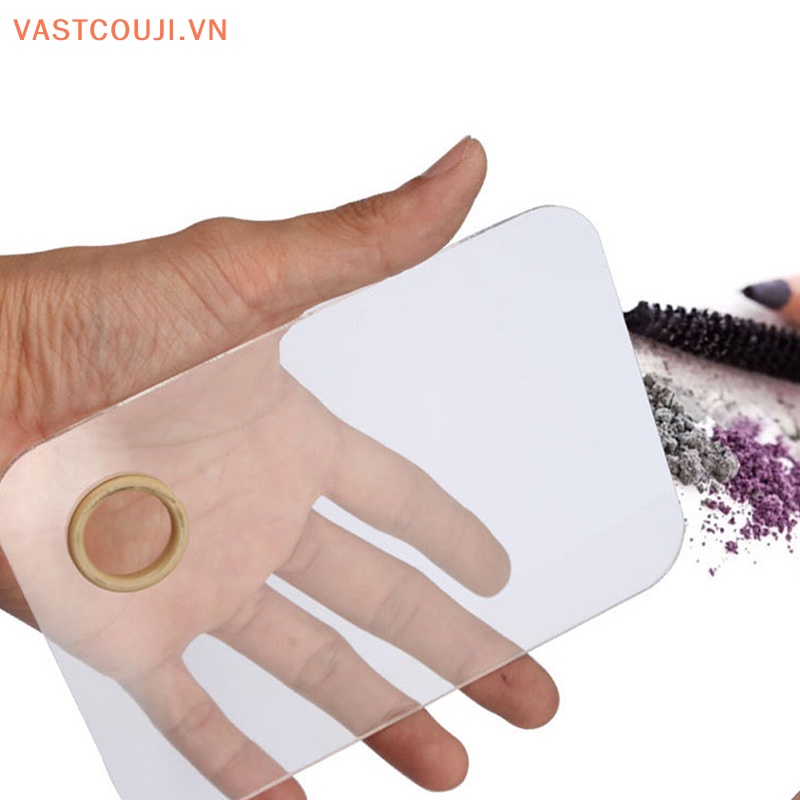 Set 2 Bảng Acrylic Dùng Trộn Màu Trang Điểm Tiện Dụng