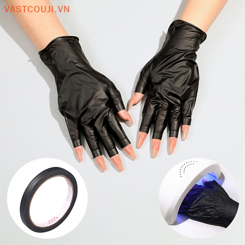 10 Găng Tay Đèn LED Chống Tia UV Dùng Một Lần Tiện Dụng