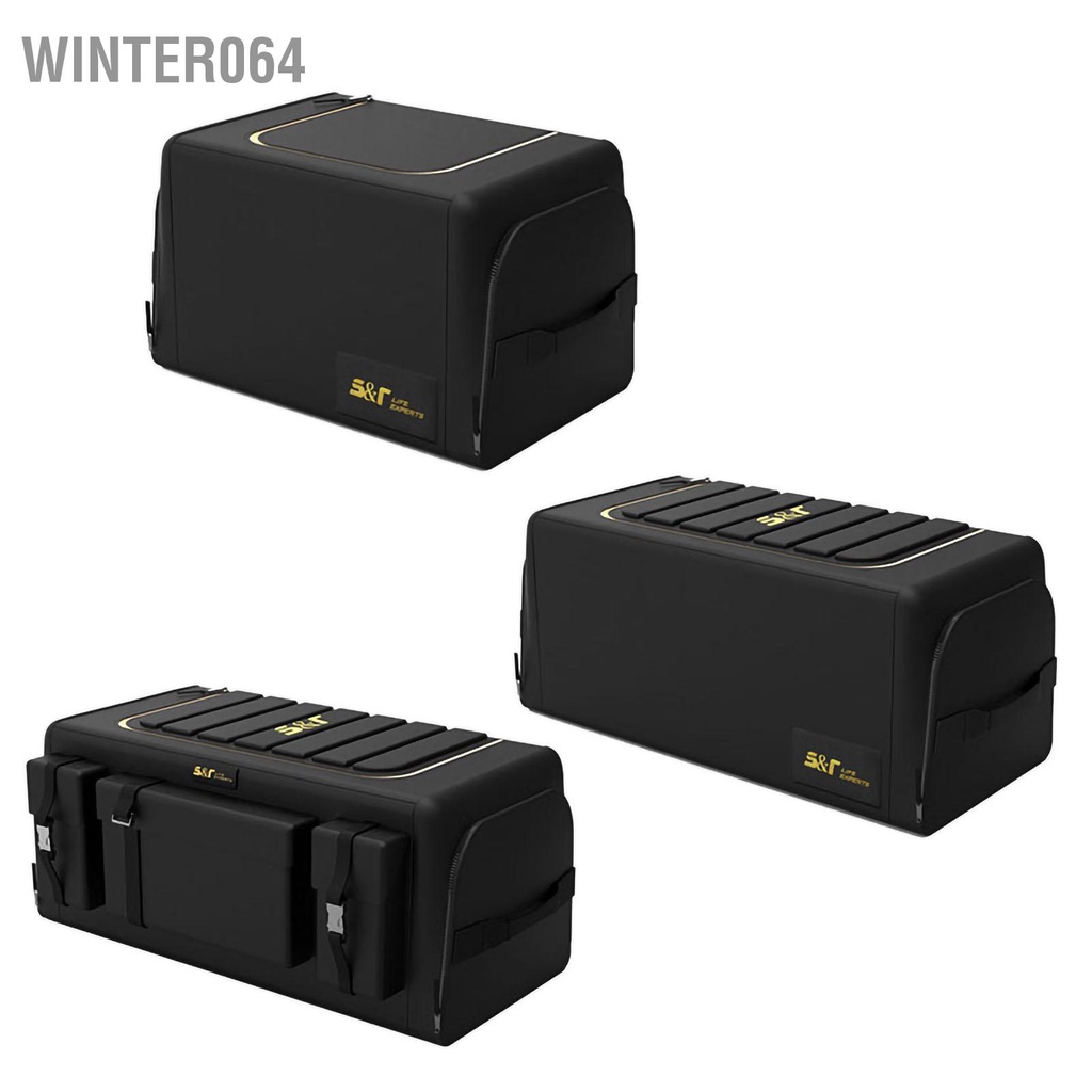 Winter064 Cốp Xe Ô Tô Công Suất Lớn Vải Oxford 3 Lớp Thiết Kế Thu Gọn Sắp Xếp Lưu Trữ Cho