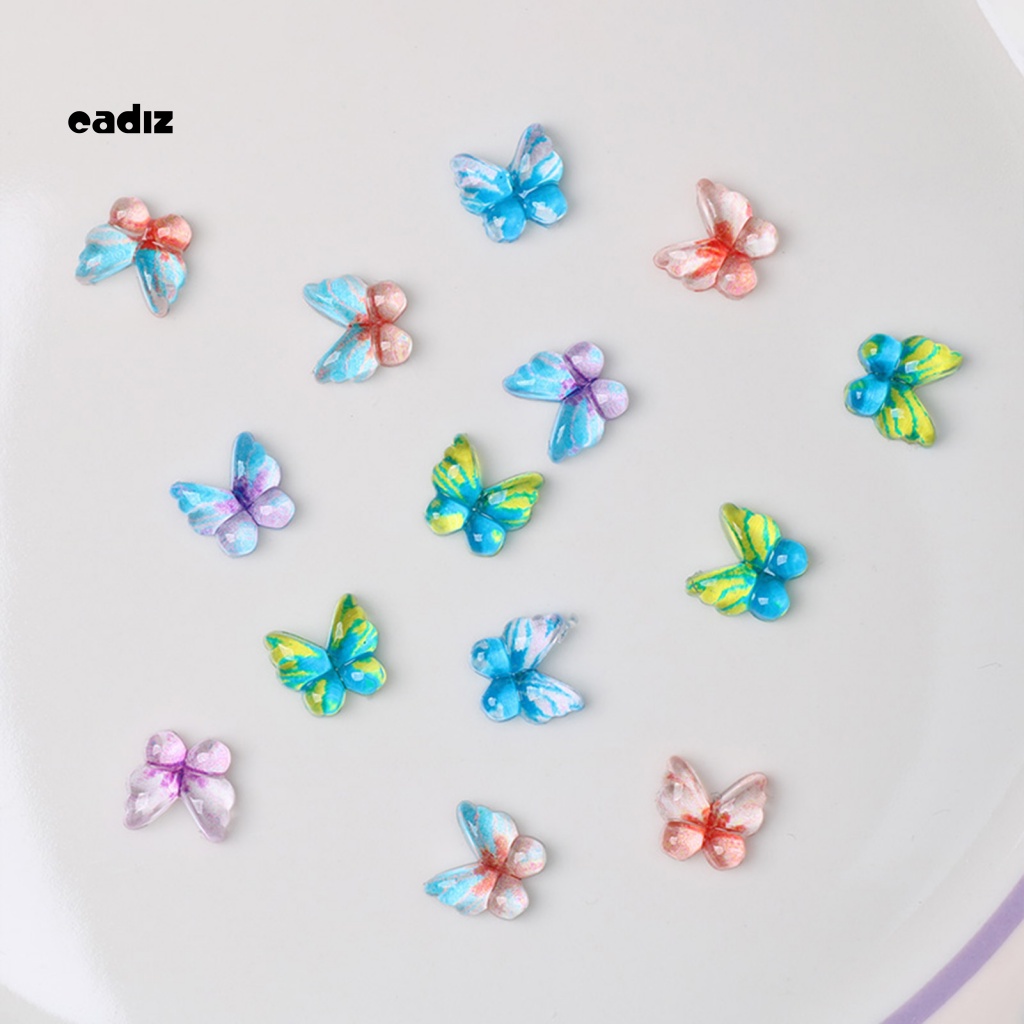 1 Túi Phụ Kiện Trang Trí Móng Tay Ba Chiều Hình Bướm Lâu Trôi Dành Cho Nữ