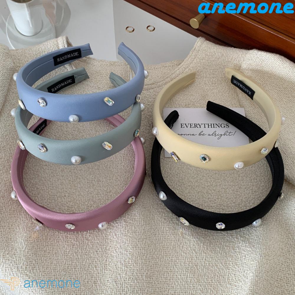 Băng Đô Cài Tóc Màu Trơn Phong Cách Cổ Điển Dành Cho Nữ