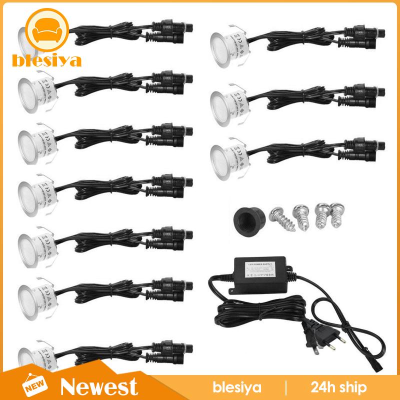 Bộ 10 Đèn LED IP67 Chống Thấm Nước Dùng Trang Trí Sân Vườn