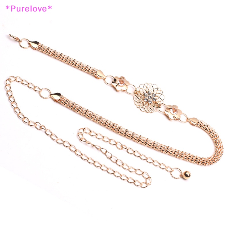 Thắt Lưng Dây Xích Bằng Kim Loại Thanh Lịch Thời Trang Mới