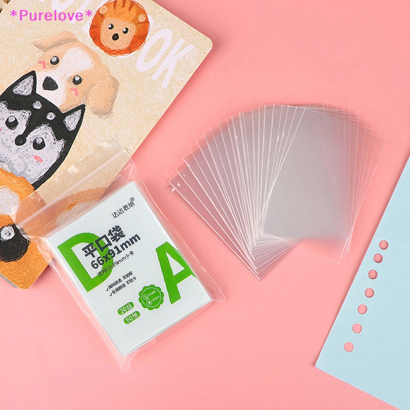 Set 50 Tấm Phim Bọc Bảo Vệ Thẻ CPP 3 Inch Chuyên Dụng Mới