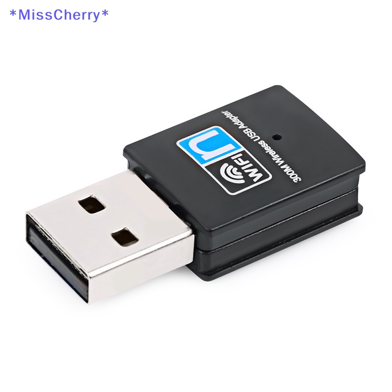 Usb Thu Sóng Wifi 300Mbps Cho Máy Tính Để Bàn Windows 10 / 8 / 7 Mới