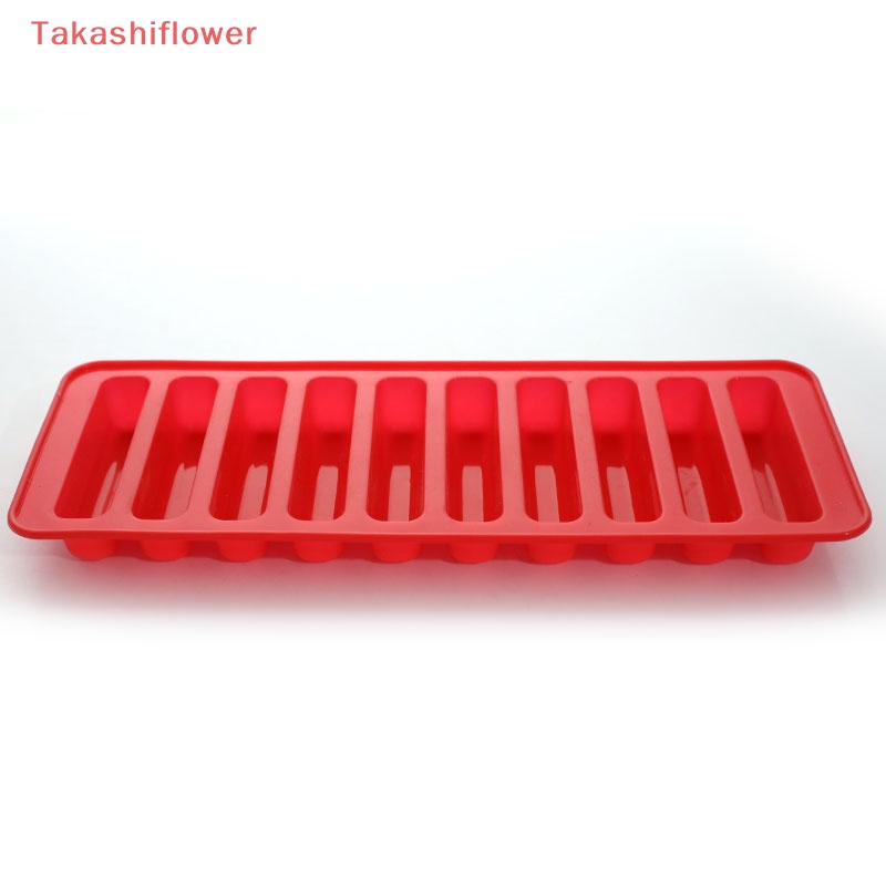 Khuôn Silicone Làm Đá Viên 10 Ô Hình Dải Dài Tiện Dụng