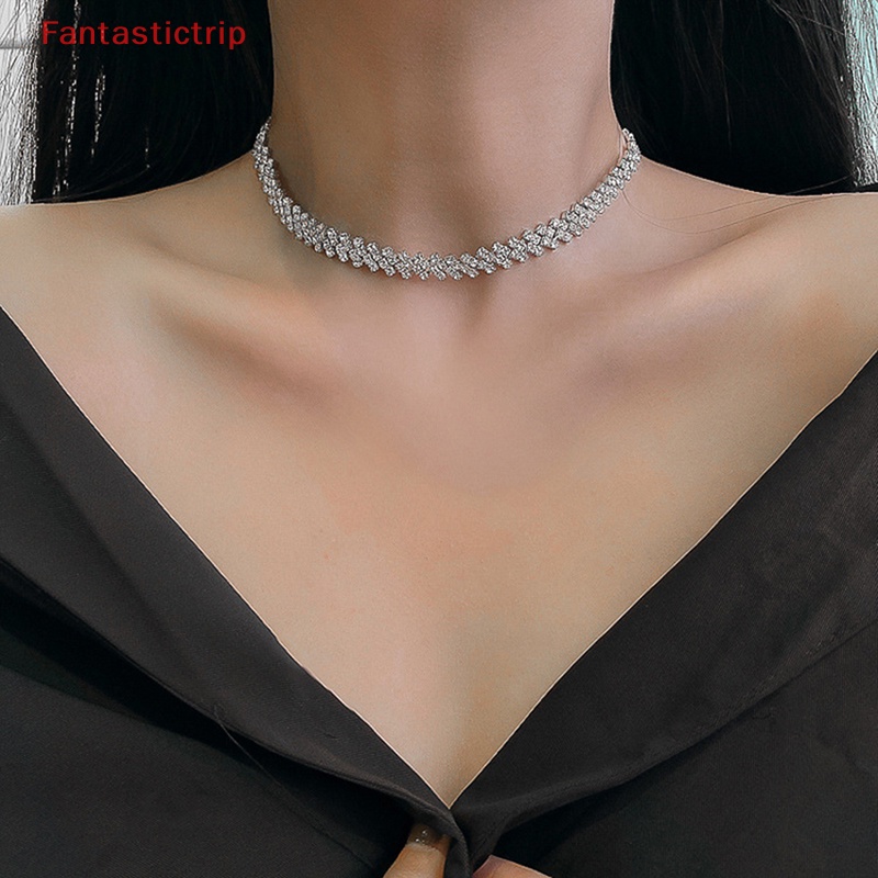 Vòng Cổ Choker Đính Đá Sang Trọng Thời Trang Cho Nữ