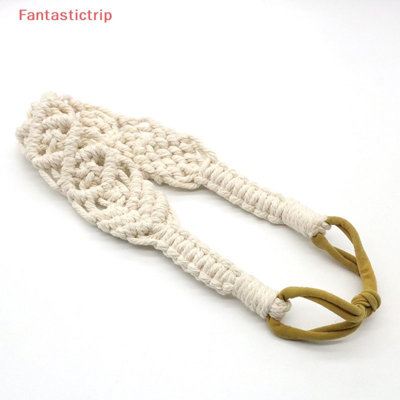 Băng Đô Vải Cotton Bện Co Giãn Phong Cách Boho Cổ Điển Cho Nữ