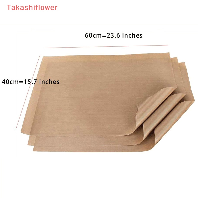 Set 3 Giấy Teflon Cách Nhiệt Chống Dầu Nướng Bánh Có Thể Tái Sử Dụng