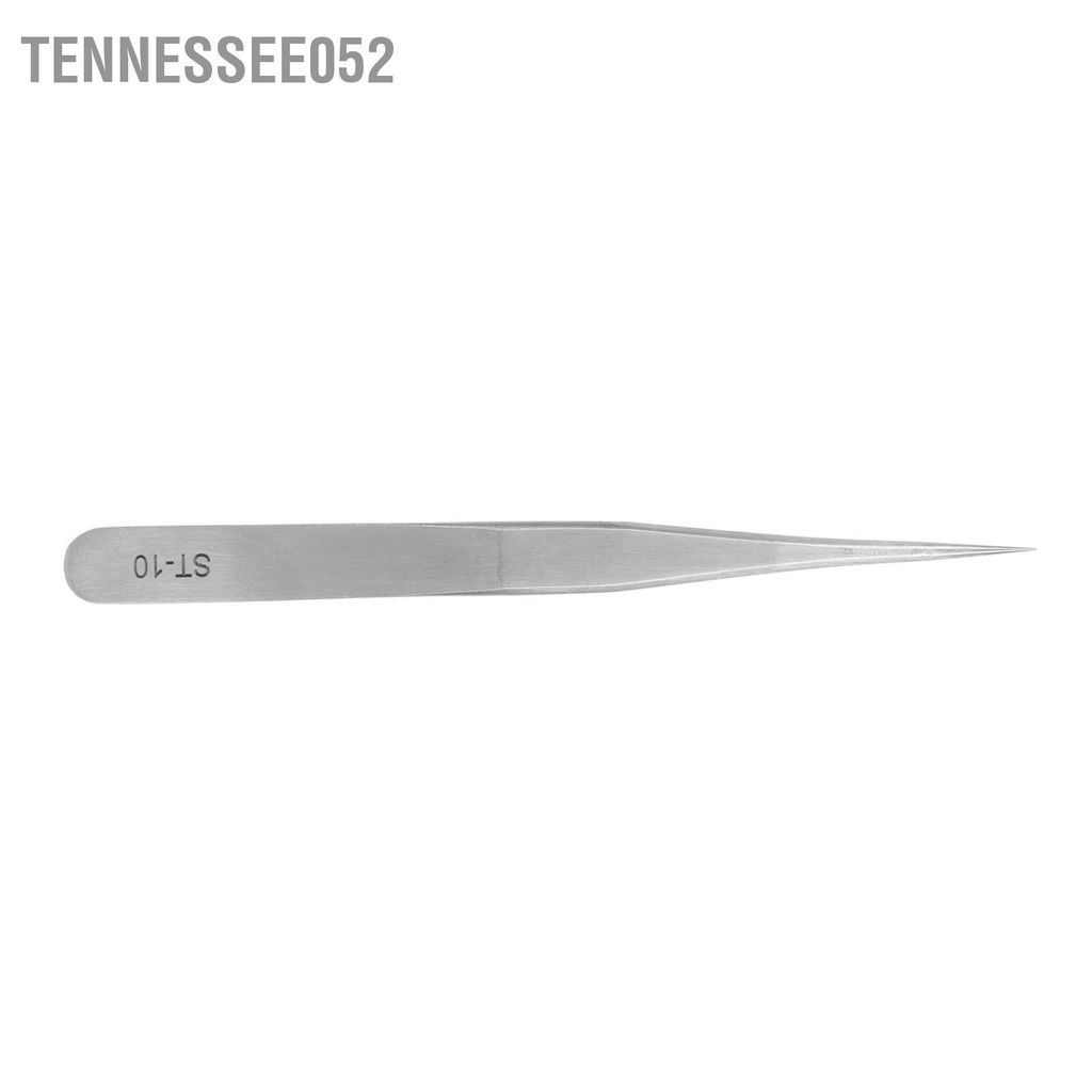 Tennessee052 Nhíp sửa chữa đồng hồ bằng thép không gỉ trang sức chính xác đầu nhọn cho linh kiện điện tử ST10