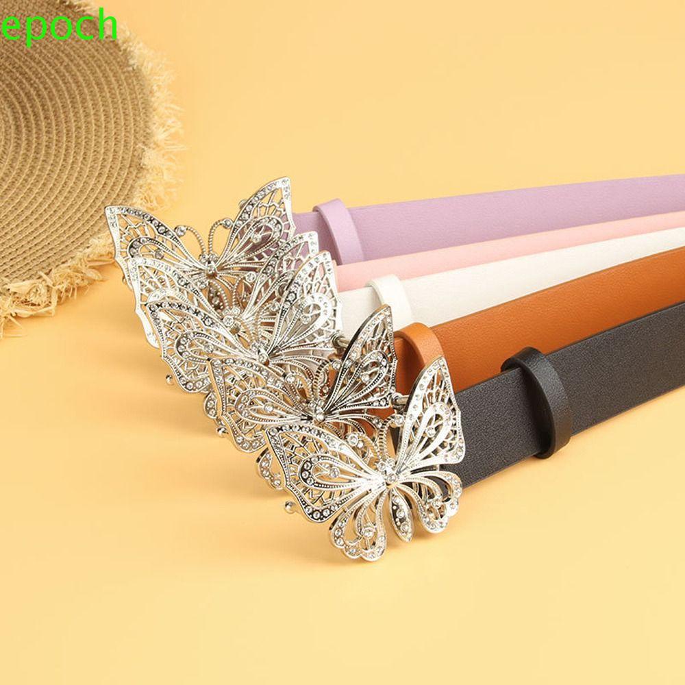 Epoch Thắt Lưng Da PU Bản Rộng Y2k Điều Chỉnh Được Phong Cách Thanh Lịch Dễ Phối Đồ Cho Nam Và Nữ