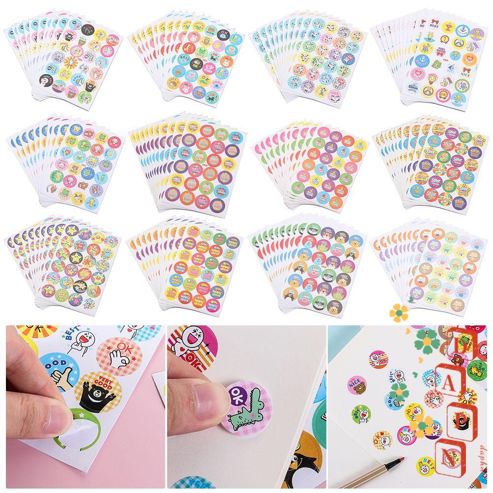 Bộ 240 Nhãn Dán Dùng Làm Phần Thưởng Thú Vị Cho Giáo Viên