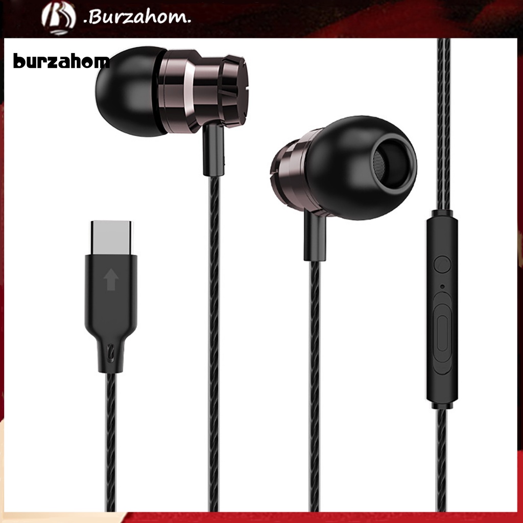 Tai Nghe Nhét Tai Có Dây Chống Ồn Đầu Cắm Type-C Cho Điện Thoại Di Động