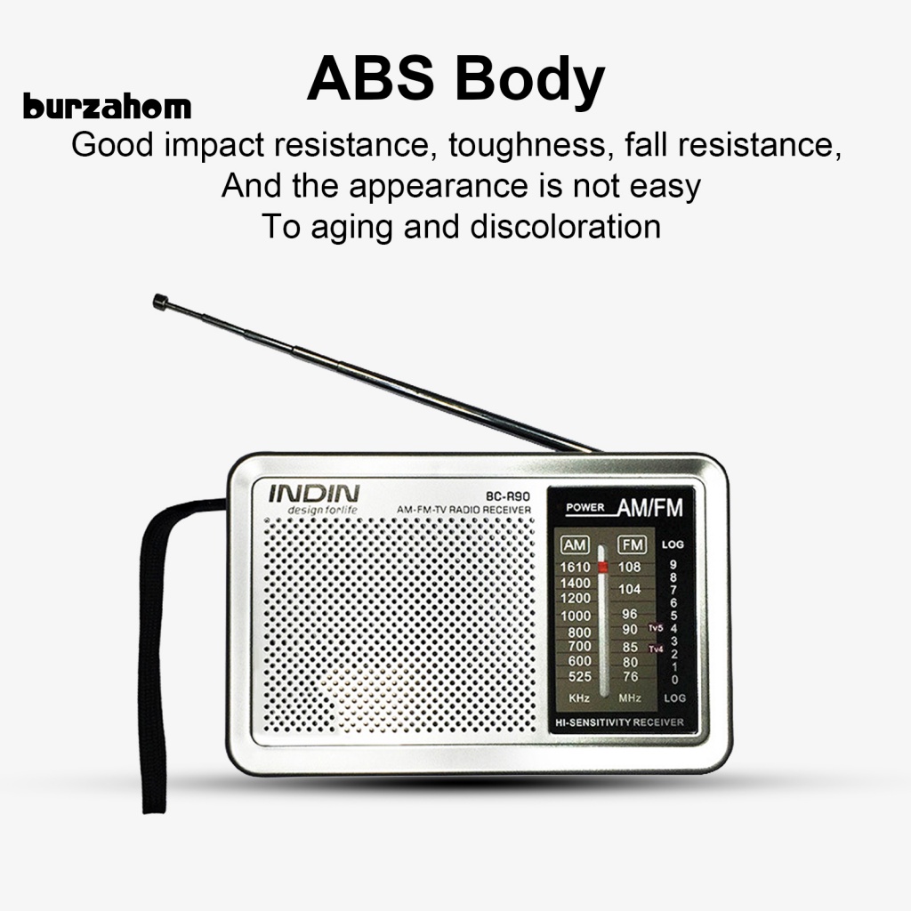 Radio Không Dây BC-R90 FM Đa Năng Cho Người Lớn Tuổi