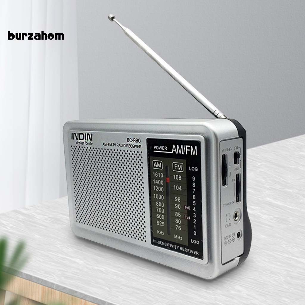Radio Không Dây BC-R90 FM Đa Năng Cho Người Lớn Tuổi