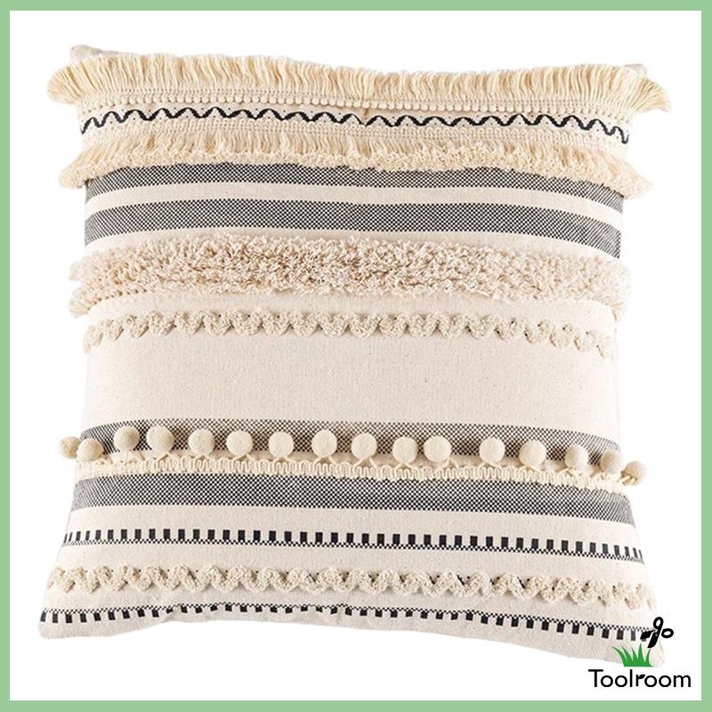 Vỏ Gối Vải Cotton Kích Thước 30x50cm Phong Cách Boho Độc Đáo Trang Trí Nhà Cửa