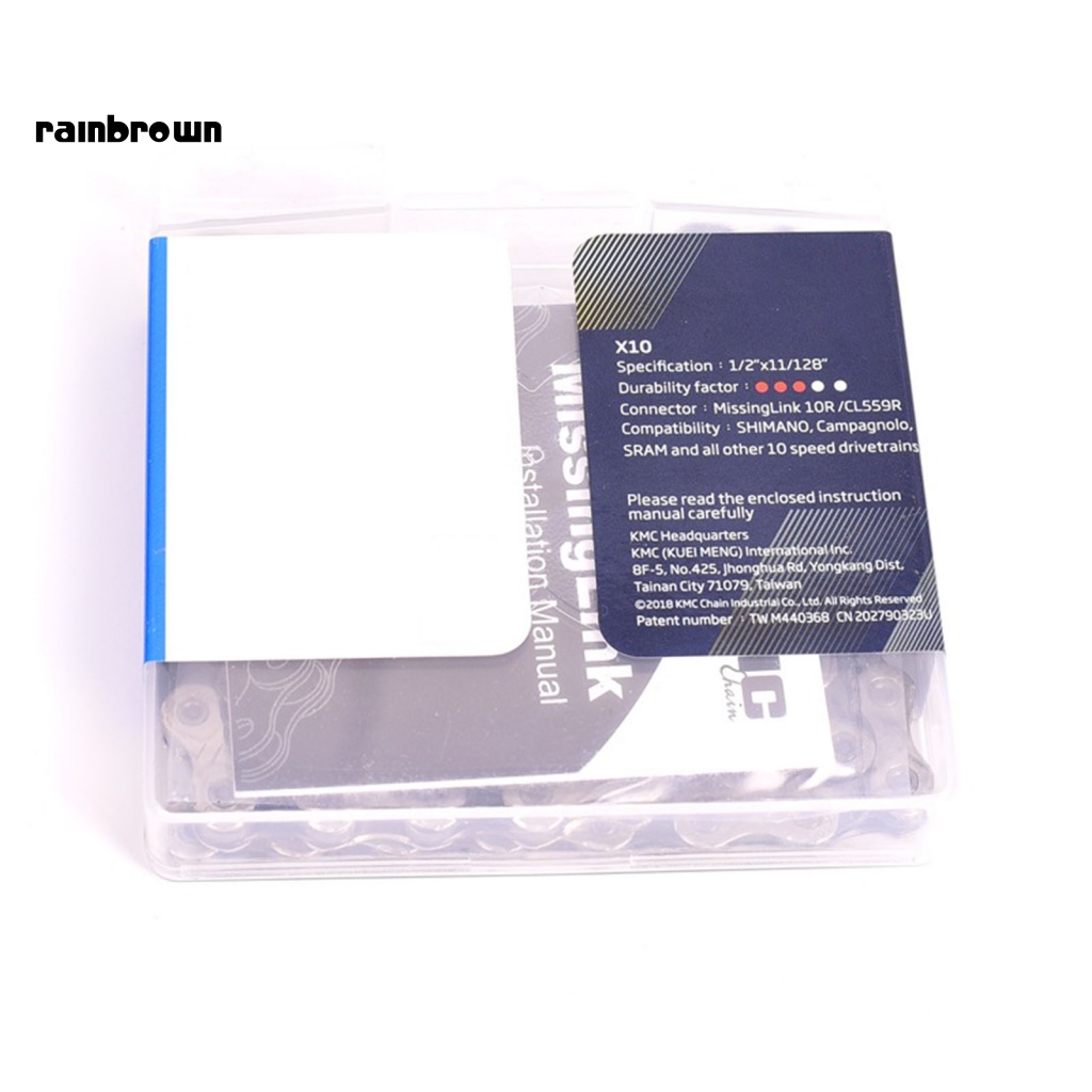 Dây Xích Siêu Nhẹ X10 10 Tốc Độ Cho Xe Đạp Leo Núi MTB 116 Mắt