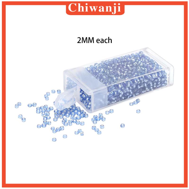 Túi 1000 Hạt Thủy Tinh 2mm Dùng Làm Trang Sức Thủ Công