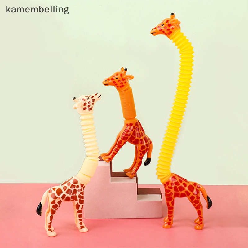 Kamembelling Đồ Chơi Xếp Hình Hươu Cao Cổ Có Đèn LED Thu Gọn Được